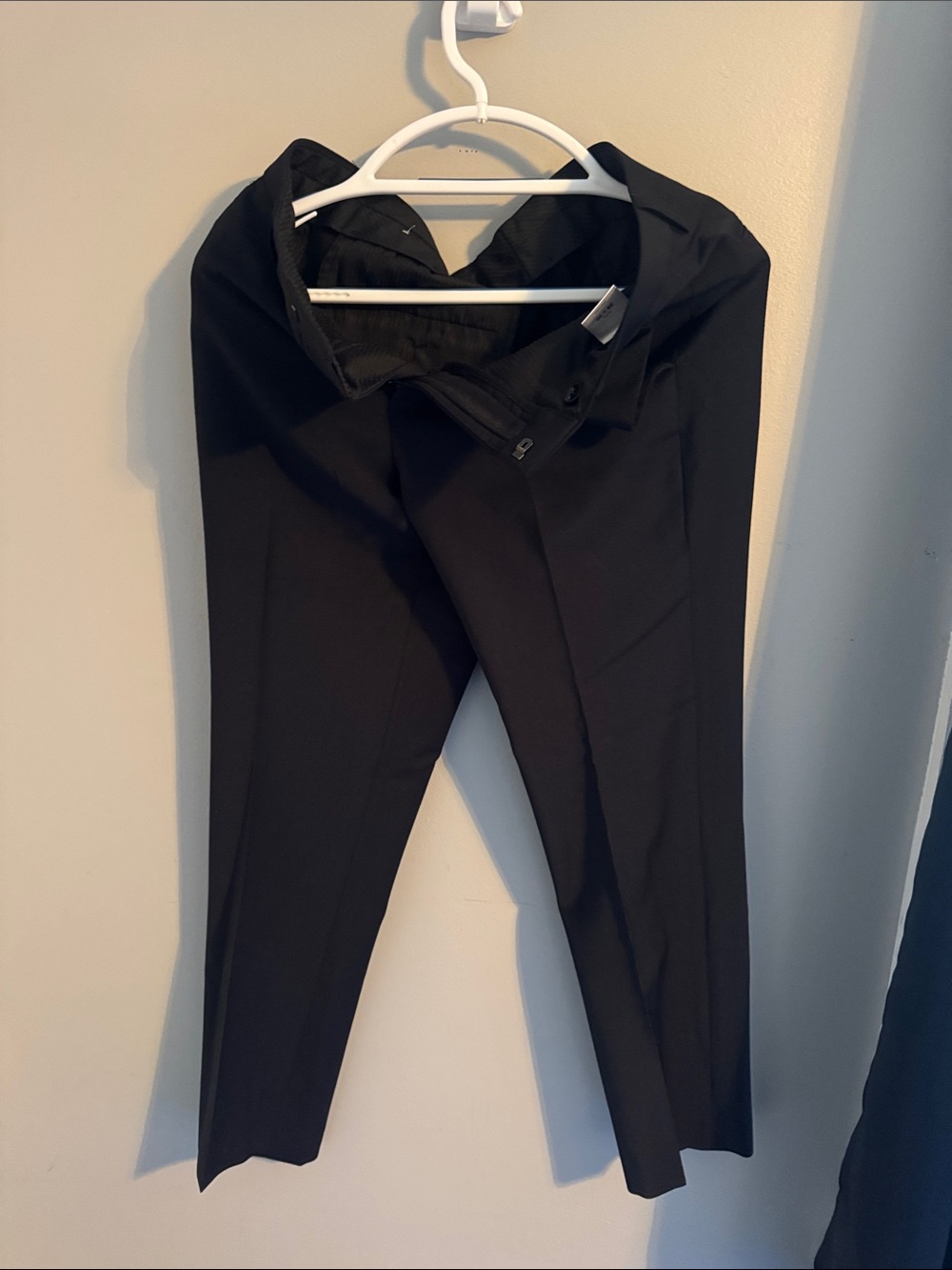 Express Men's Black Dress Pants - Tailored Straight Leg